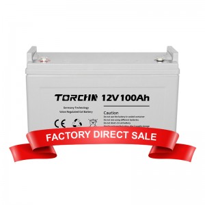 TORCHN 12V 100Ah Gel Lead Acid Battery
